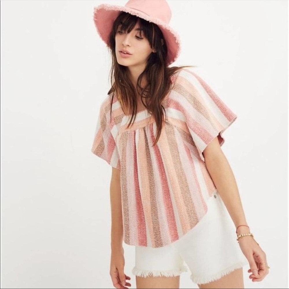 ☀️ Madewell striped butterfly wing ☀️